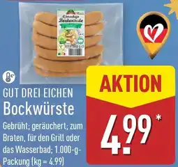 Aldi Nord GUT DREI EICHEN Bockwürste Angebot