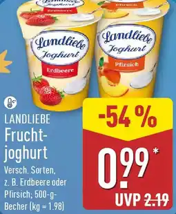 Aldi Nord LANDLIEBE Fruchtjoghurt Angebot