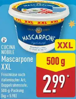 Aldi Nord CUCINA NOBILE Mascarpone XXL Angebot
