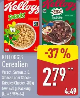 Aldi Nord KELLOGG'S Cerealien Angebot