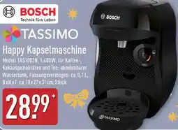 Aldi Nord BOSCH TASSIMO Happy Kapselmaschine Angebot