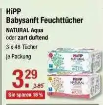 V Markt Hipp Babysanft Feuchttücher Angebot