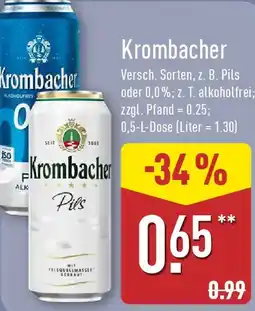 Aldi Nord Krombacher Angebot