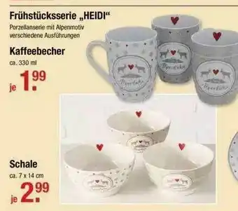 V Markt Frühstücksserie „heidi“ Oder Kaffeebecher Angebot