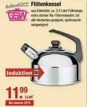 V Markt Gsw Flötenkessel Angebot