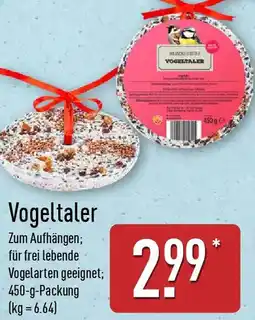 Aldi Nord Vogeltaler Angebot