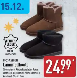 Aldi Nord UP2FASHION Lammfellboots Angebot