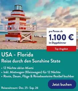 Aldi Nord USA - Florida Reise durch den Sunshine State Angebot