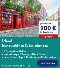 Aldi Nord Irlands schönen Süden erkunden Angebot