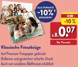 Aldi Nord Klassische Fotoabzüge Angebot