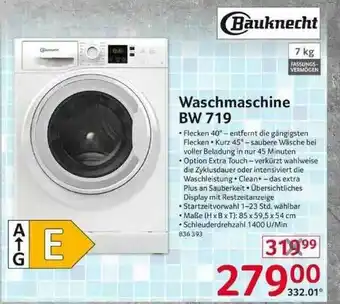 Selgros Bauknecht Waschmaschine Bw719 Angebot