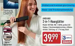 Aldi Nord AMBIANO 2-in-1-Haarglätter Angebot