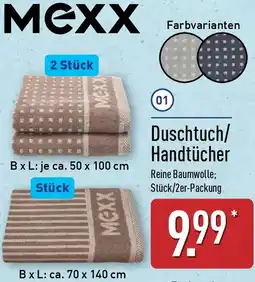 Aldi Nord Mexx Duschtuch/ Handtücher Angebot
