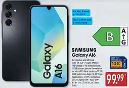 Aldi Nord SAMSUNG Galaxy A16 Angebot