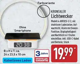 Aldi Nord KRONTALER Lichtwecker Angebot