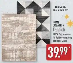 Aldi Nord HOME CREATION Teppich Angebot