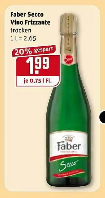 REWE Faber Secco Vino Frizzante Angebot