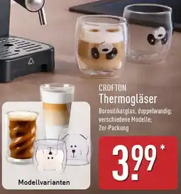 Aldi Nord CROFTON Thermogläser Angebot