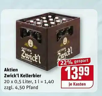 REWE Aktien Zwick'l Kellerbier Angebot