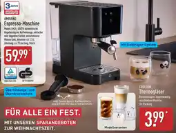 Aldi Nord AMBIANO Espresso-Maschine Angebot