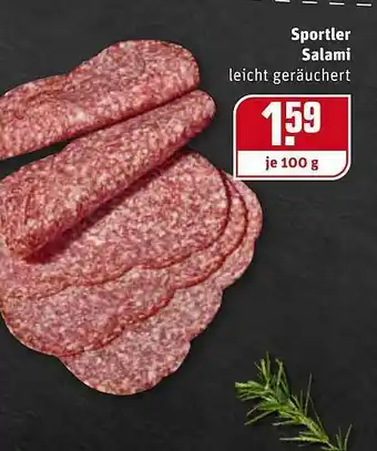 REWE Sportler Salami Angebot