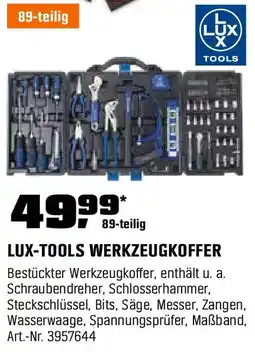 OBI Lux-tools werkzeugkoffer Angebot