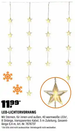 OBI Led-lichtervorhang Angebot