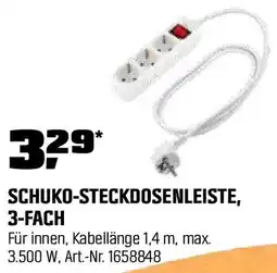 OBI Schuko-steckdosenleiste, 3-fach Angebot