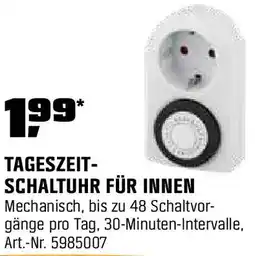 OBI Tageszeitschaltuhr für innen Angebot
