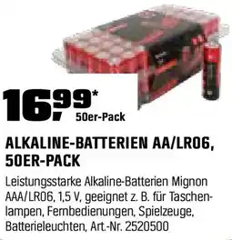 OBI ALKALINE-BATTERIEN AA/LR06 Angebot