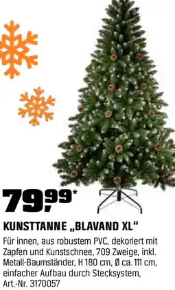 OBI Kunsttanne ,,blavand xl" Angebot