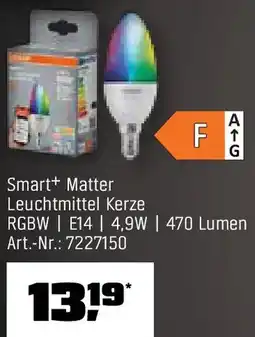 OBI OSRAM Smart Matter Leuchtmittel Kerze Angebot