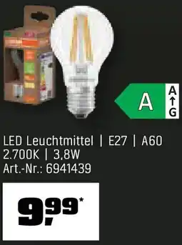 OBI OSRAM LED Leuchtmittel Angebot