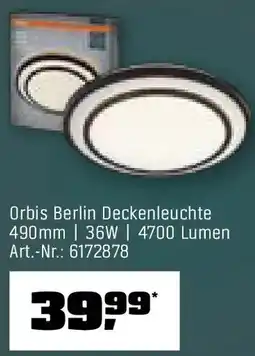 OBI OSRAM Orbis Berlin Deckenleuchte Angebot