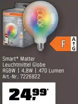 OBI OSRAM Smart + Matter Leuchtmittel Globe Angebot