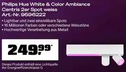 OBI Philips Hue White & Color Ambiance Centris 2er Spot weiss Angebot