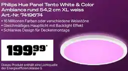 OBI Philips Hue Panel Tento White & Color Ambiance rund 54,2 cm XL weiss Angebot