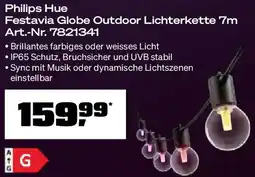 OBI Philips Hue Festavia Globe Outdoor Lichterkette 7m Angebot
