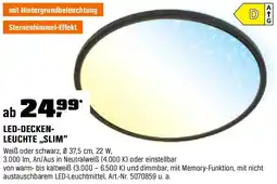 OBI Led-deckenleuchte ,,slim" Angebot