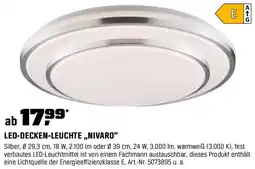OBI Led-decken-leuchte „nivaro" Angebot