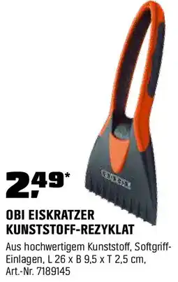 OBI Obi eiskratzer kunststoff-rezyklat Angebot