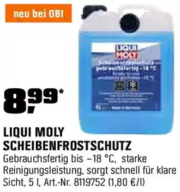 OBI Liqui moly scheibenfrostschutz Angebot