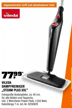OBI Vileda dampfreiniger ,,steam plus xxl" Angebot