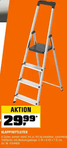 OBI Klapptrittleiter Angebot
