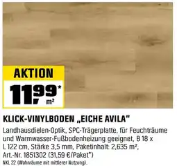 OBI Klick-vinylboden ,,eiche avila" Angebot