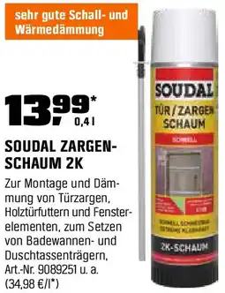 OBI Soudal Zargenschaum 2k Angebot