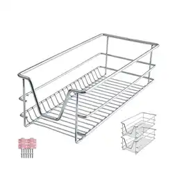 Netto Marken-Discount tectake Teleskopschublade, verchromt, verstellbare Breite, einfache Montage Angebot