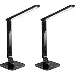 Netto Marken-Discount tectake Schreibtischlampe, LED, 14 W, dreh-, neig- und klappbar, Touchpanel, inklusive USB-Anschluss Angebot