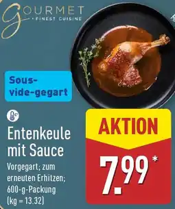 Aldi Nord Entenkeule mit Sauce Angebot