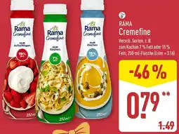 Aldi Nord RAMA Cremefine Angebot
